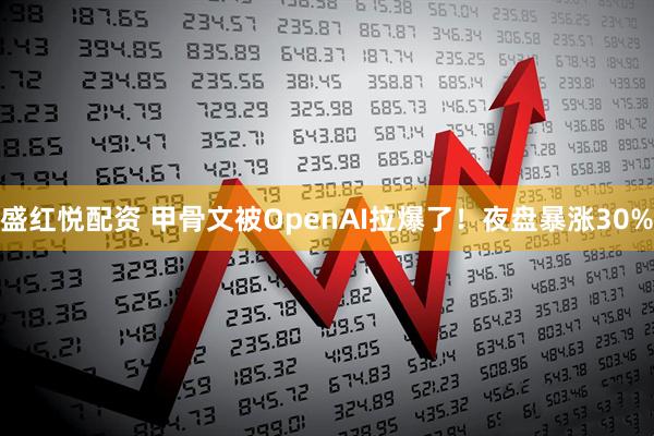 盛红悦配资 甲骨文被OpenAI拉爆了！夜盘暴涨30%