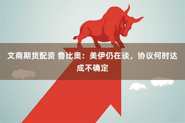 文商期货配资 鲁比奥：美伊仍在谈，协议何时达成不确定